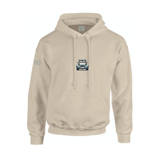 Hoodie with blue 2CV car